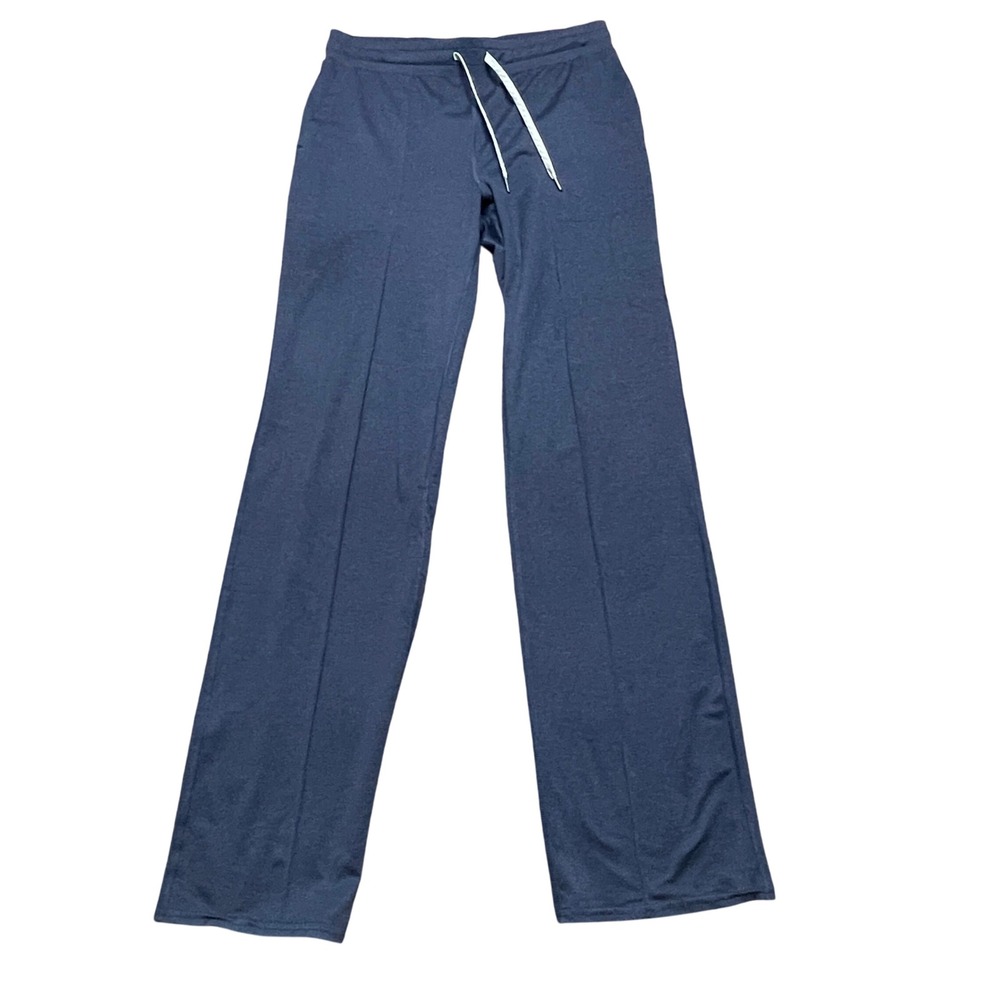 Vuori Women's Daily Wide Leg Pants Athletic Lounge Drawstring Blue Size S